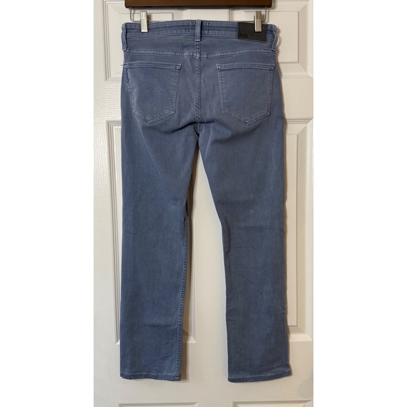 PAIGE Straight Leg Federal Jeans Light Wash Blue Size Men's 30 - Picture 6 of 11